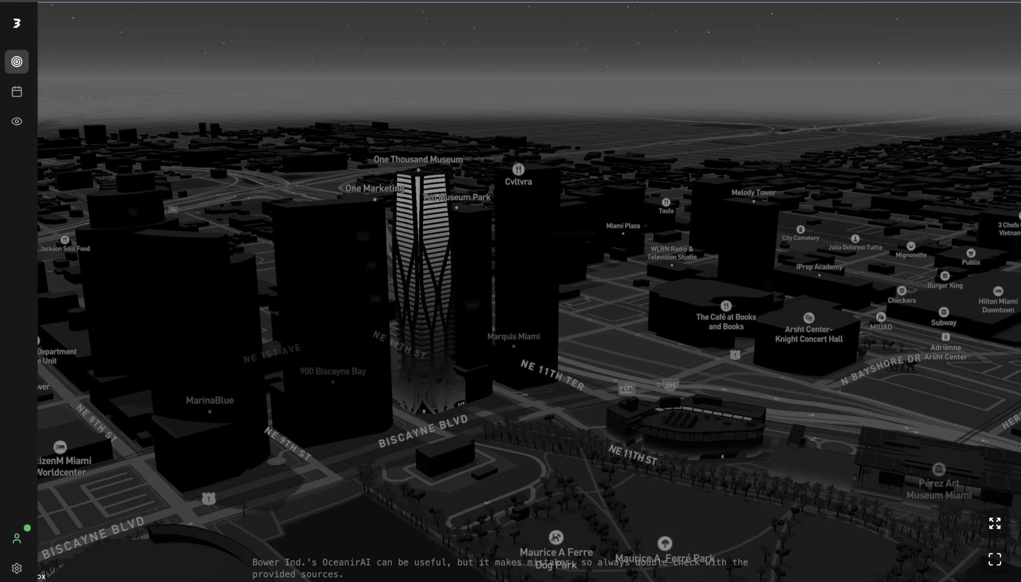 Miami - Oceanir geolocation coverage